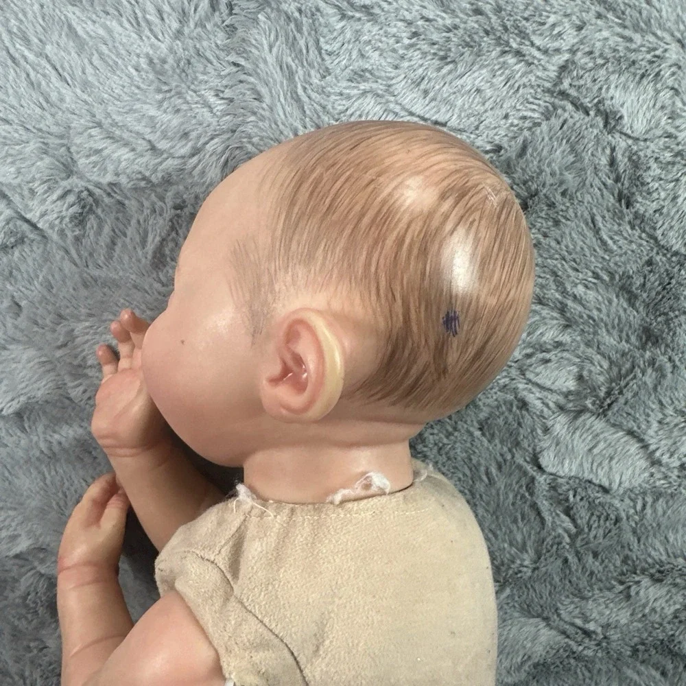 Reborn Baby Doll Aria by Ping Lao Handpainted Realistic weighted Vinyl Cloth